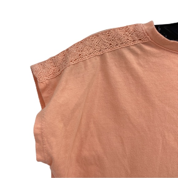 OshKosh B’gosh peach Girls Tie-Front Top 14/15 A - Picture 3 of 16